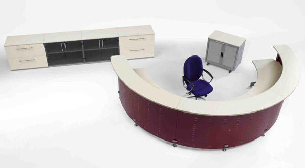 Irodabútor recepció: Sphera